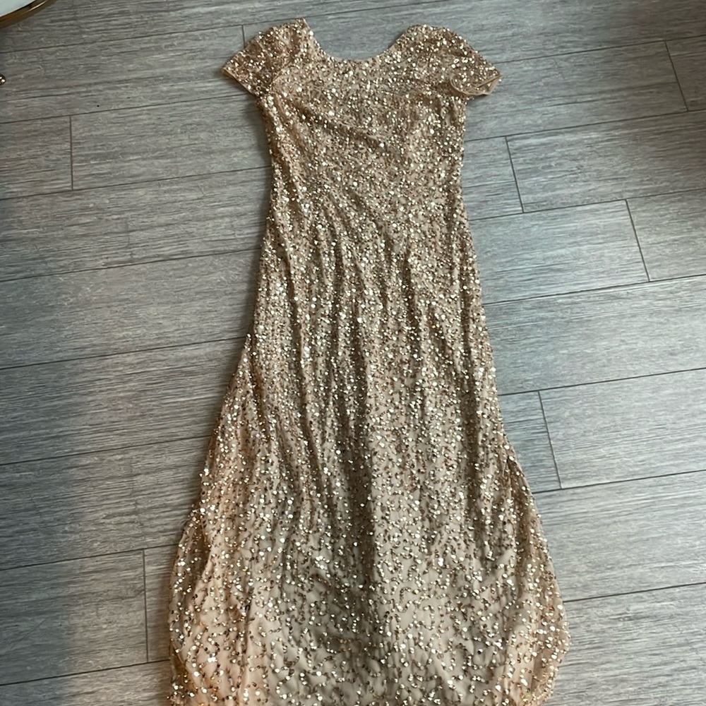 Adriana Papell Gold Gown